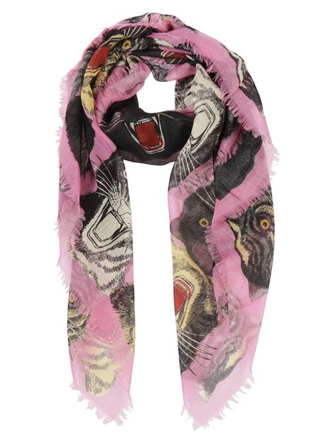 tiger scarf gucci|Gucci women scarf.